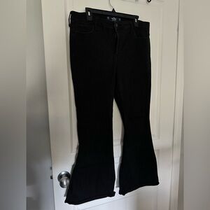 Black Hollister High-Rise Flare Jeans
